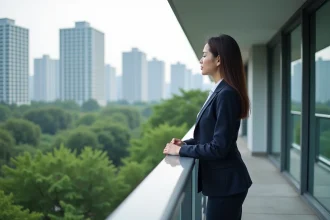 Logement neuf moderne dans les Hauts-de-Seine avec vue sur Paris